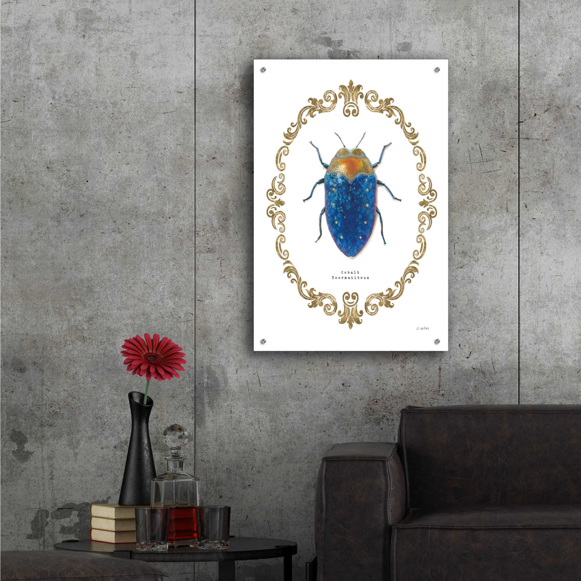 Epic Art 'Adorning Coleoptera V' by James Wiens, Acrylic Glass Wall Art,24x36