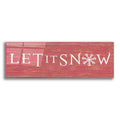 Epic Art 'Christmas Affinity I Red' by James Wiens, Acrylic Glass Wall Art,36x12x1.55x0,60x20x1.74x0