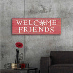 Epic Art 'Christmas Affinity II Red' by James Wiens, Acrylic Glass Wall Art,48x16