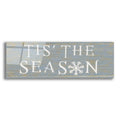 Epic Art 'Christmas Affinity IV Grey' by James Wiens, Acrylic Glass Wall Art,36x12x1.55x0,60x20x1.74x0