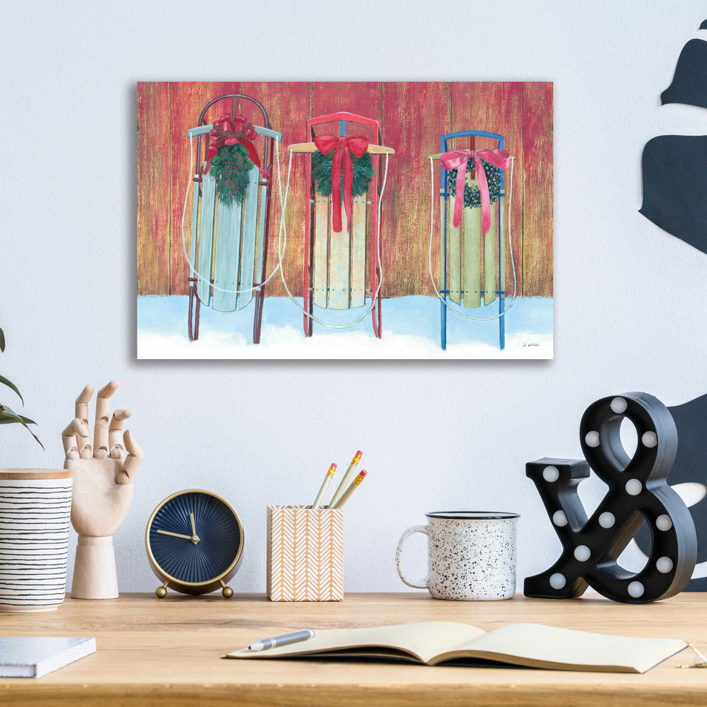 Epic Art 'Christmas Affinity V' by James Wiens, Acrylic Glass Wall Art,16x12