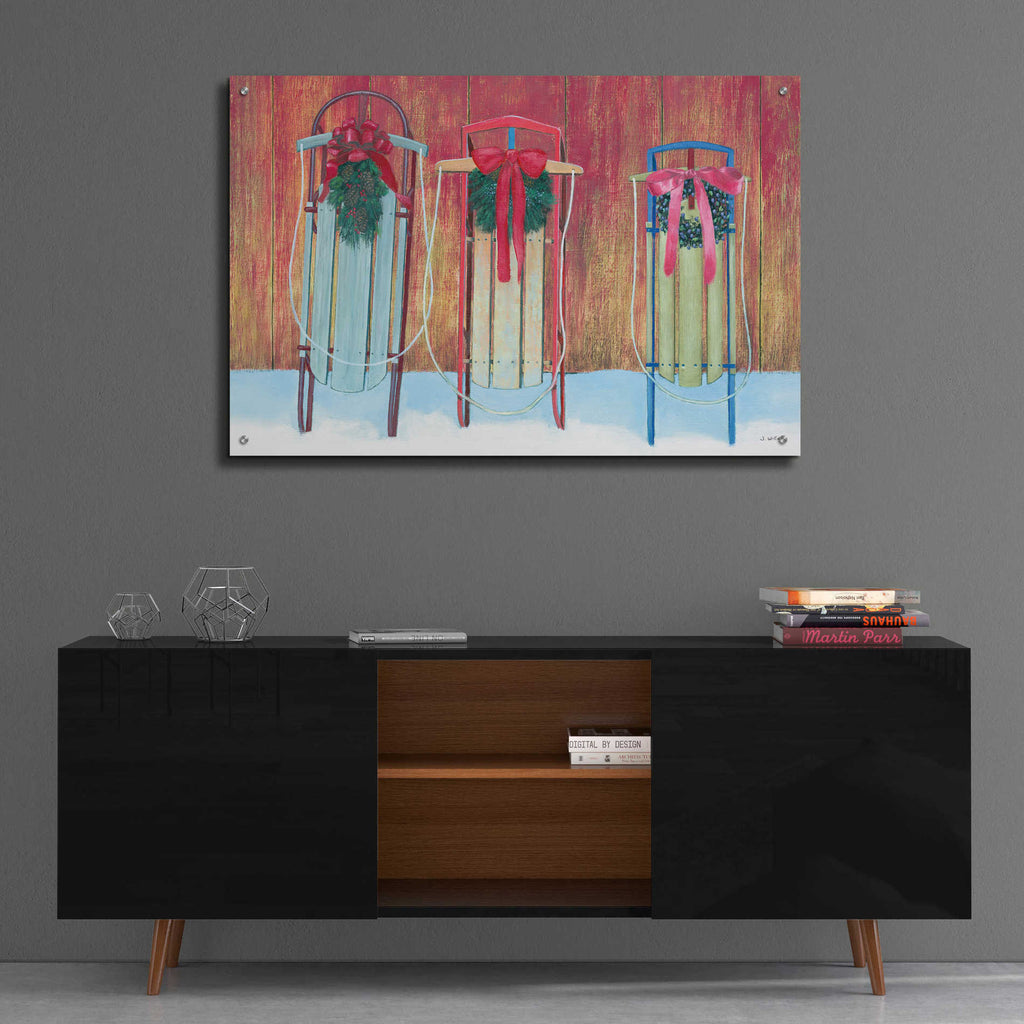Epic Art 'Christmas Affinity V' by James Wiens, Acrylic Glass Wall Art,36x24