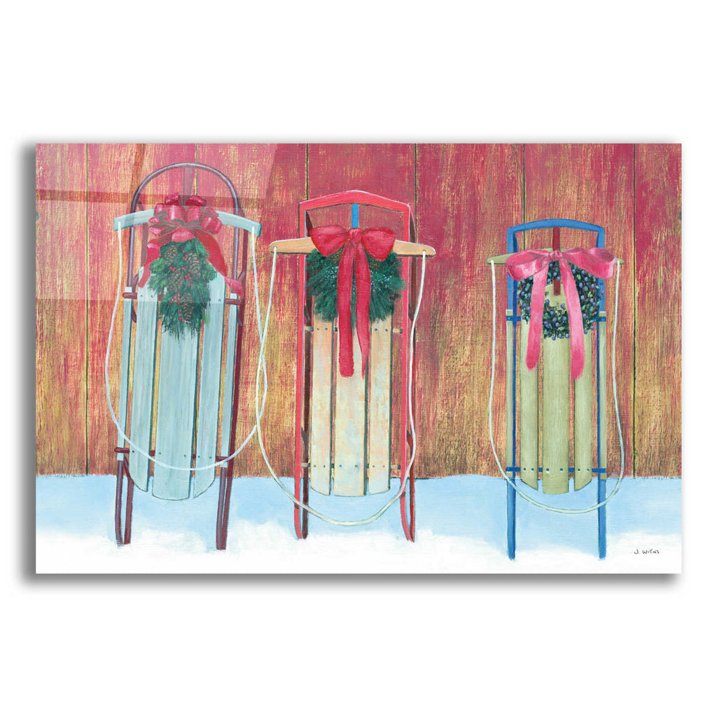 Epic Art 'Christmas Affinity V' by James Wiens, Acrylic Glass Wall Art,18x12x1.1x0,26x18x1.1x0,40x26x1.74x0,60x40x1.74x0