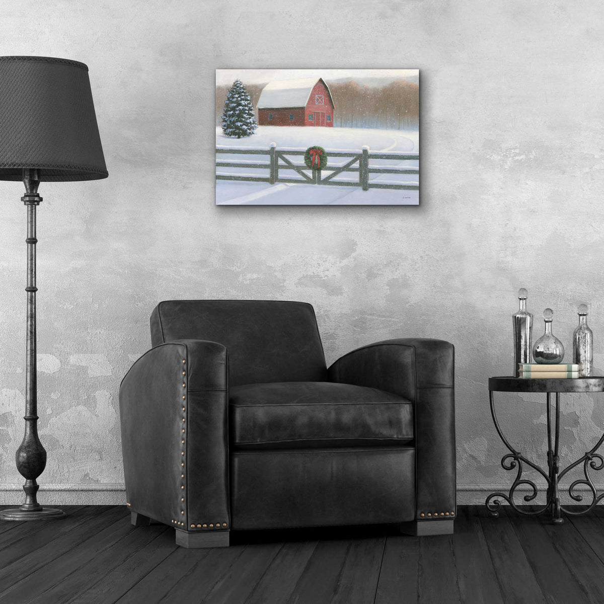 Epic Art 'Christmas Affinity VI' by James Wiens, Acrylic Glass Wall Art,24x16