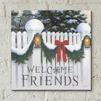 Epic Art 'Christmas Affinity VIII' by James Wiens, Acrylic Glass Wall Art,12x12