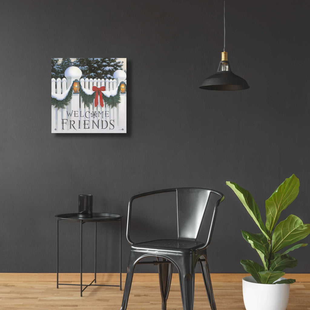 Epic Art 'Christmas Affinity VIII' by James Wiens, Acrylic Glass Wall Art,24x24