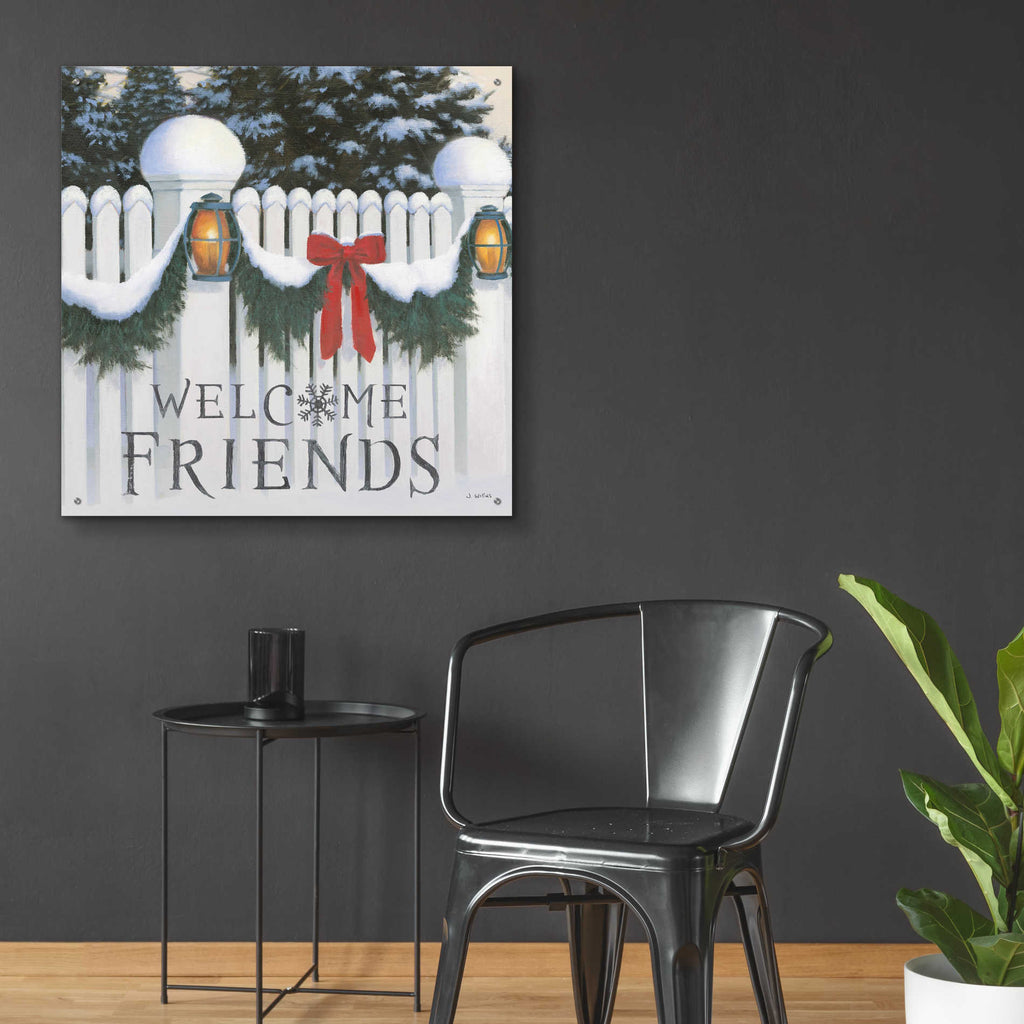 Epic Art 'Christmas Affinity VIII' by James Wiens, Acrylic Glass Wall Art,36x36