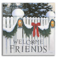 Epic Art 'Christmas Affinity VIII' by James Wiens, Acrylic Glass Wall Art,12x12x1.1x0,18x18x1.1x0,26x26x1.74x0,37x37x1.74x0