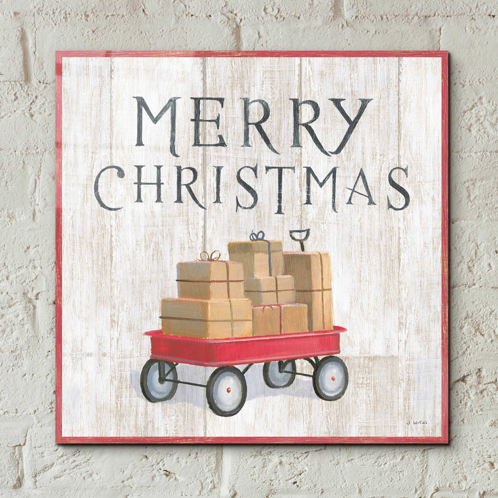 Epic Art 'Christmas Affinity XII' by James Wiens, Acrylic Glass Wall Art,12x12