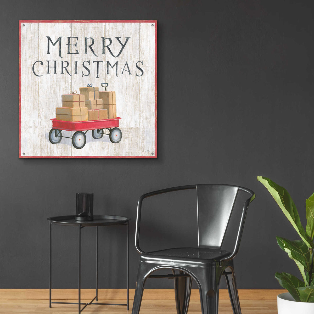 Epic Art 'Christmas Affinity XII' by James Wiens, Acrylic Glass Wall Art,36x36
