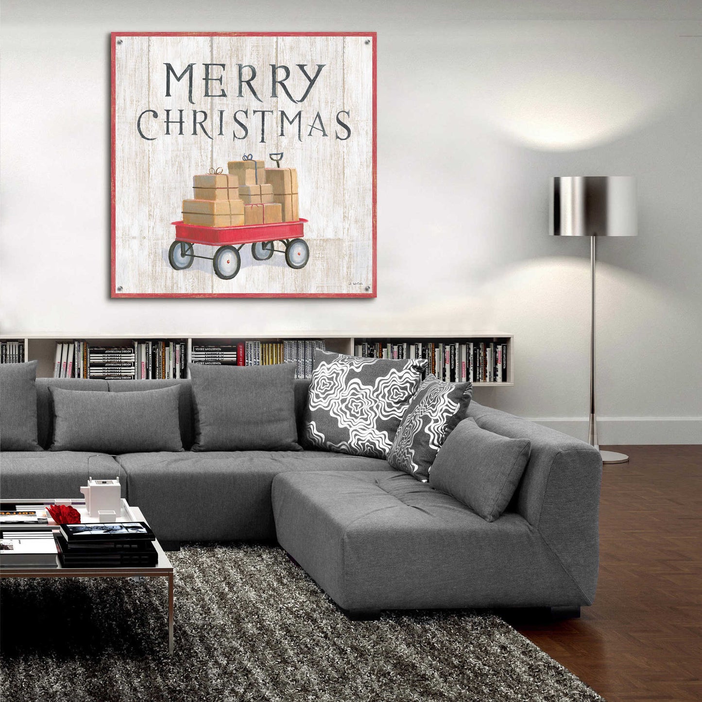 Epic Art 'Christmas Affinity XII' by James Wiens, Acrylic Glass Wall Art,36x36