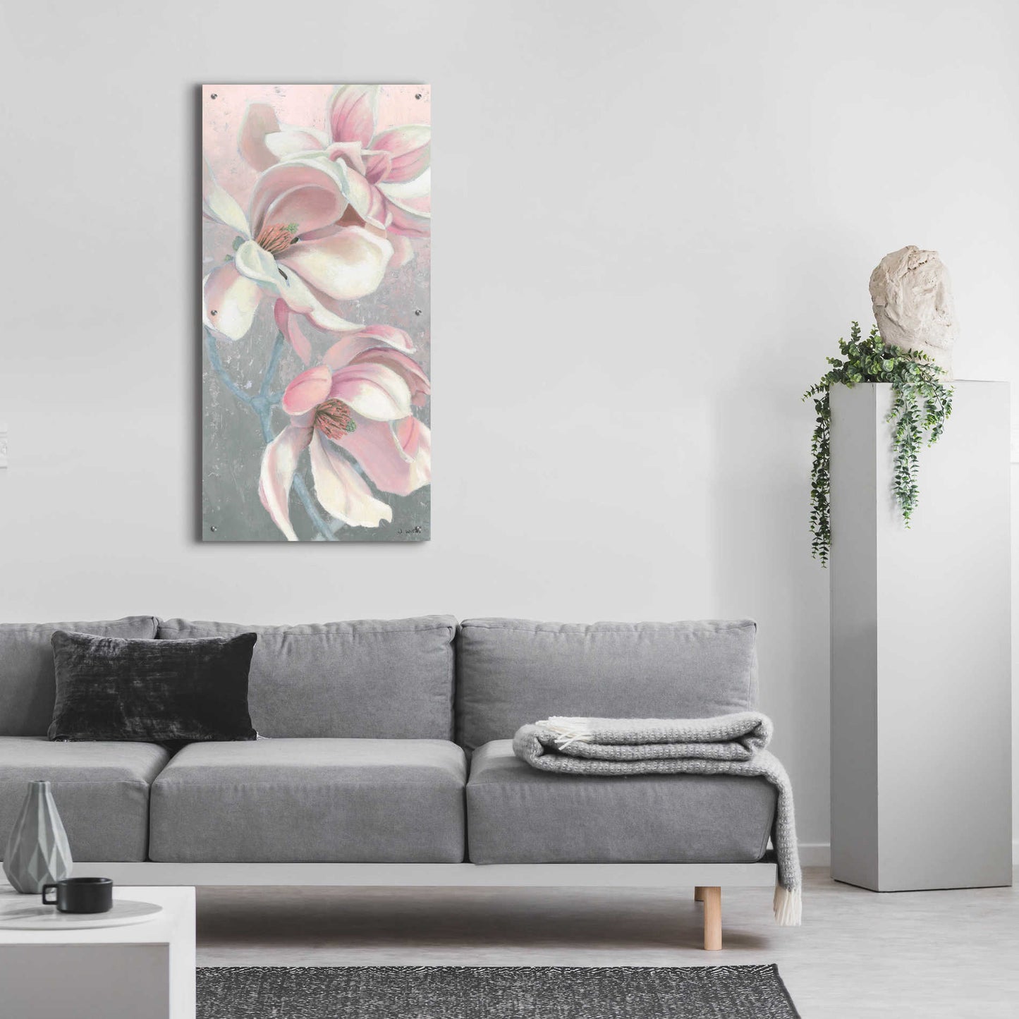 Epic Art 'Sunrise Blossom I' by James Wiens, Acrylic Glass Wall Art,24x48