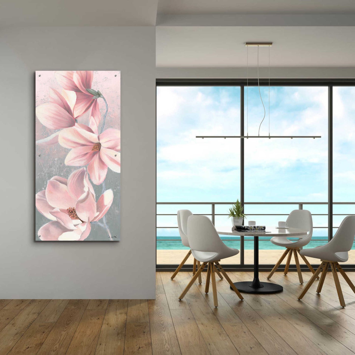 Epic Art 'Sunrise Blossom II' by James Wiens, Acrylic Glass Wall Art,24x48