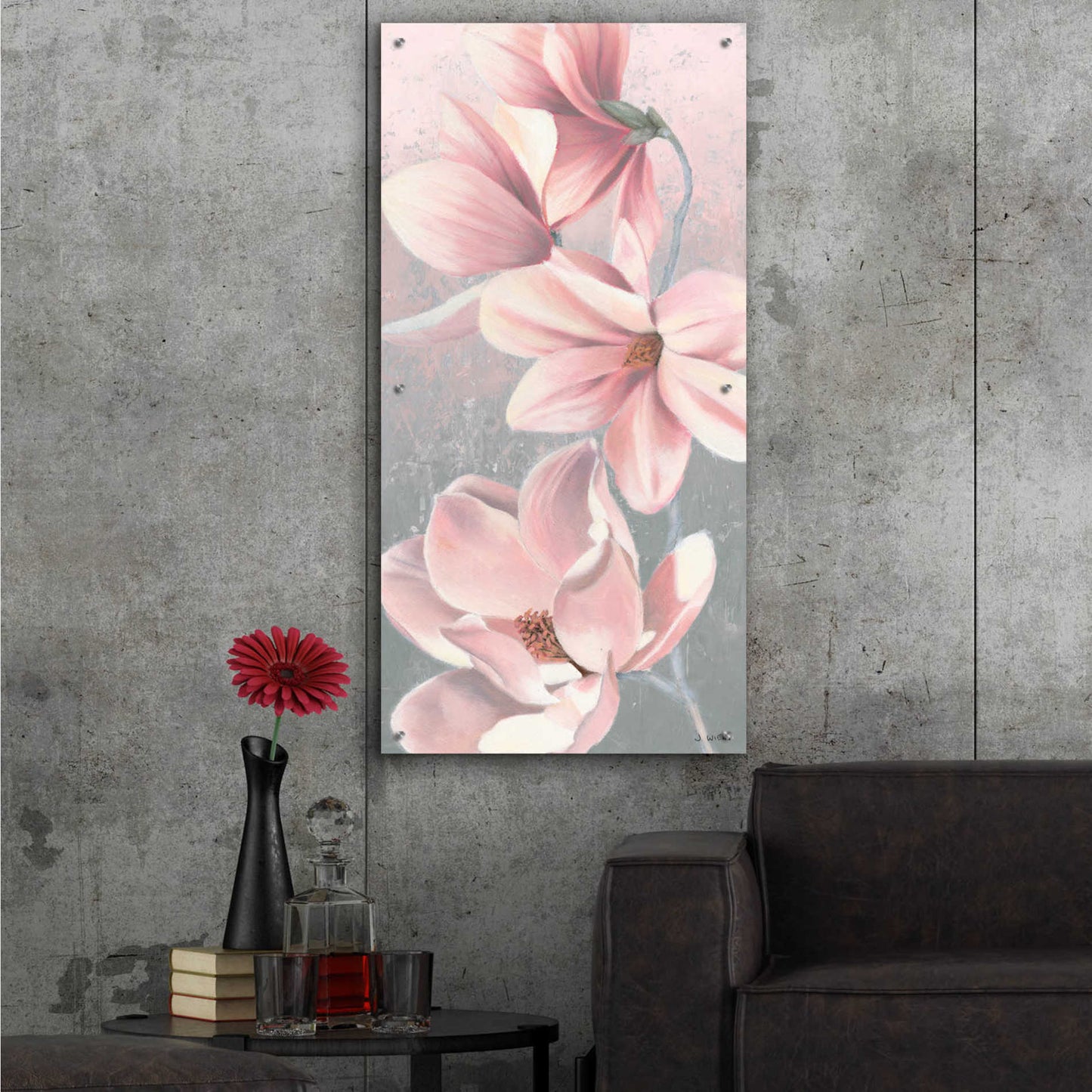 Epic Art 'Sunrise Blossom II' by James Wiens, Acrylic Glass Wall Art,24x48