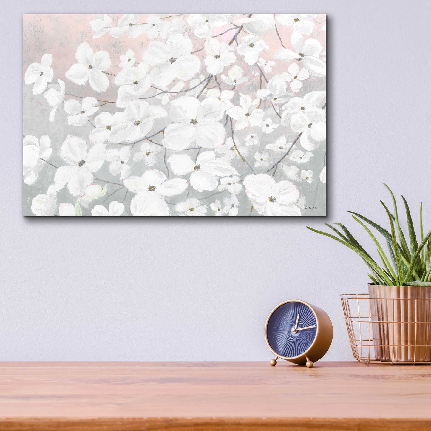 Epic Art 'Bringing in Blossoms' by James Wiens, Acrylic Glass Wall Art,16x12