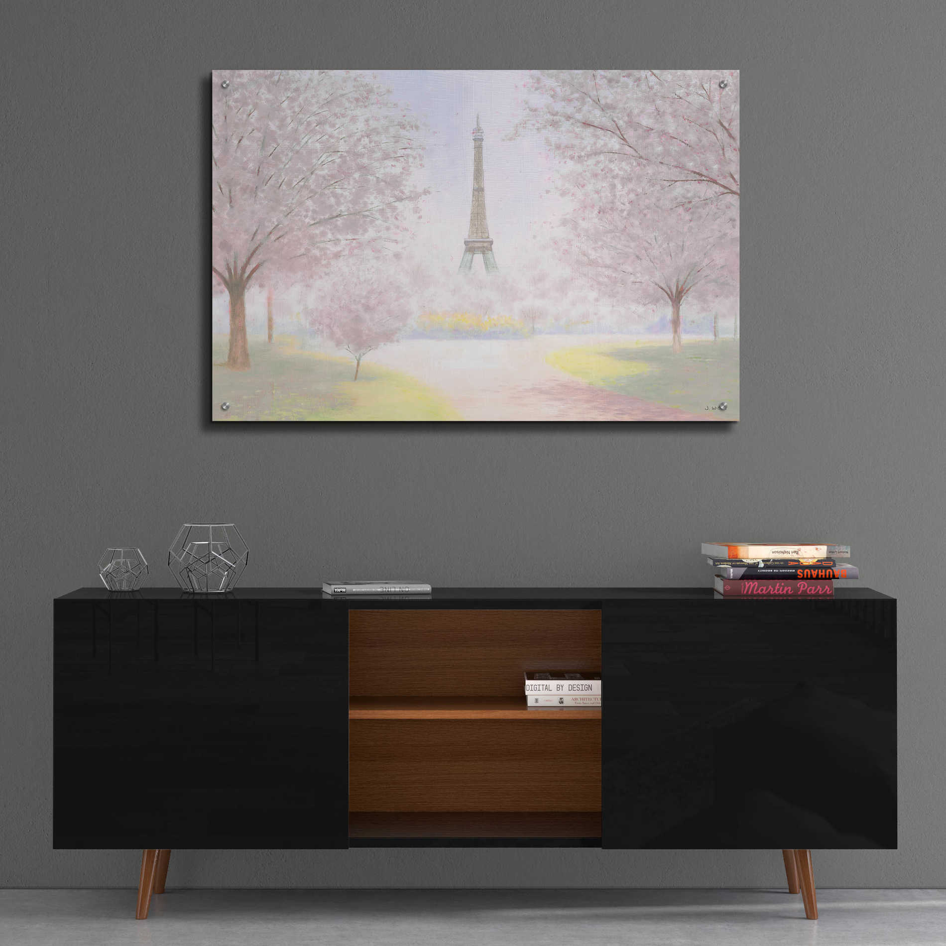 Epic Art 'Pretty Paris' by James Wiens, Acrylic Glass Wall Art,36x24