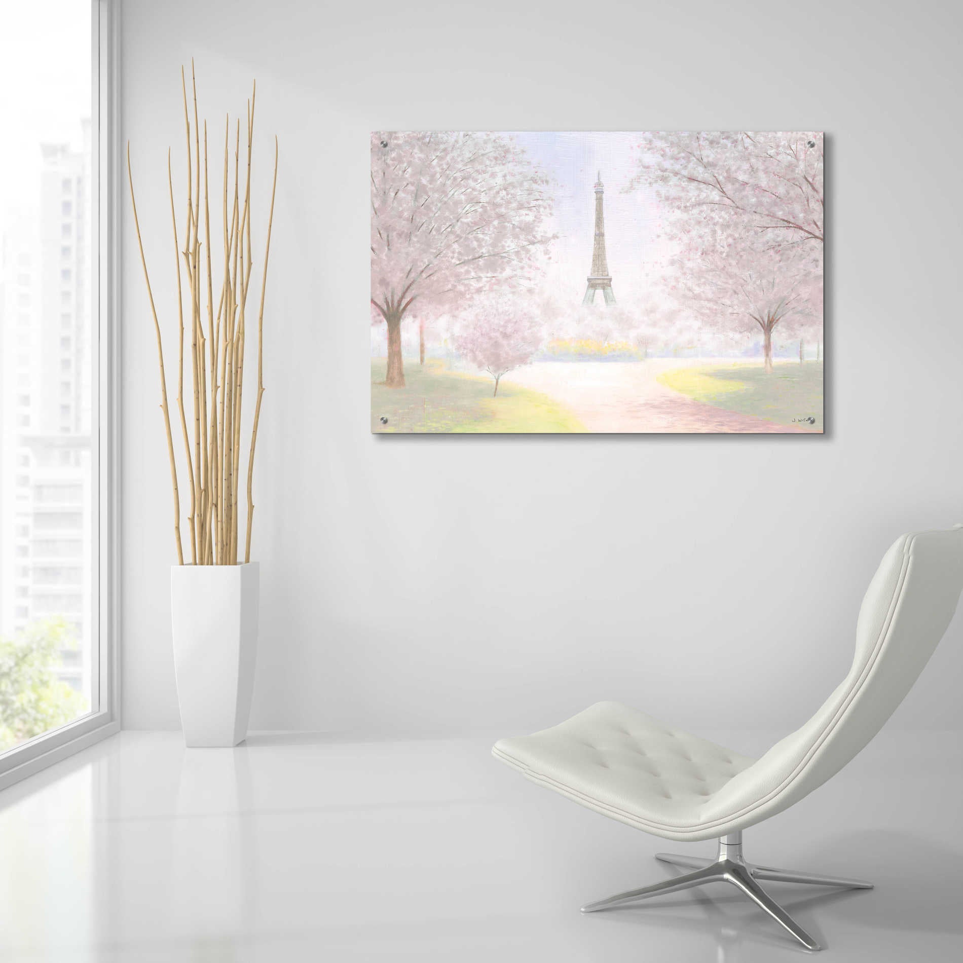 Epic Art 'Pretty Paris' by James Wiens, Acrylic Glass Wall Art,36x24