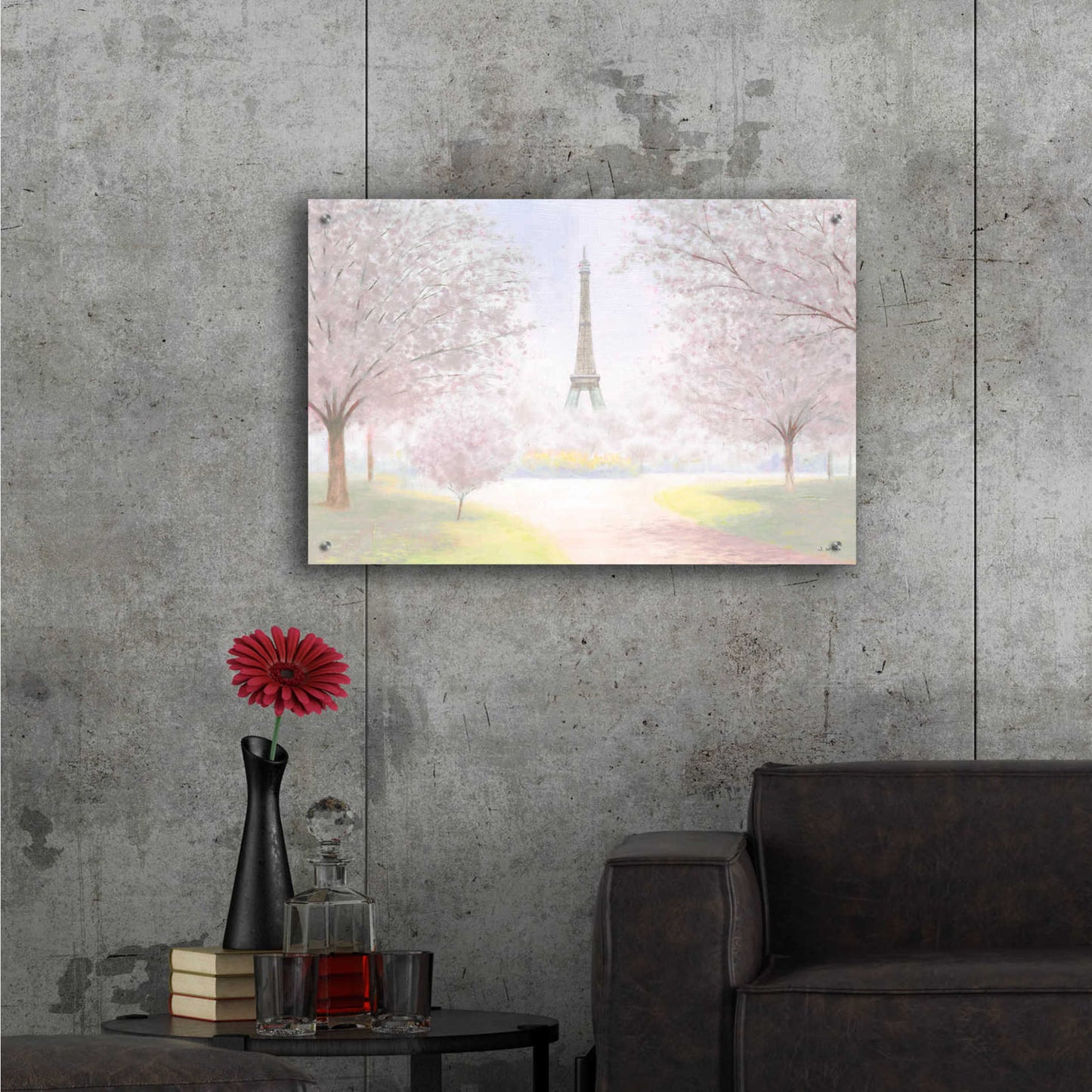 Epic Art 'Pretty Paris' by James Wiens, Acrylic Glass Wall Art,36x24