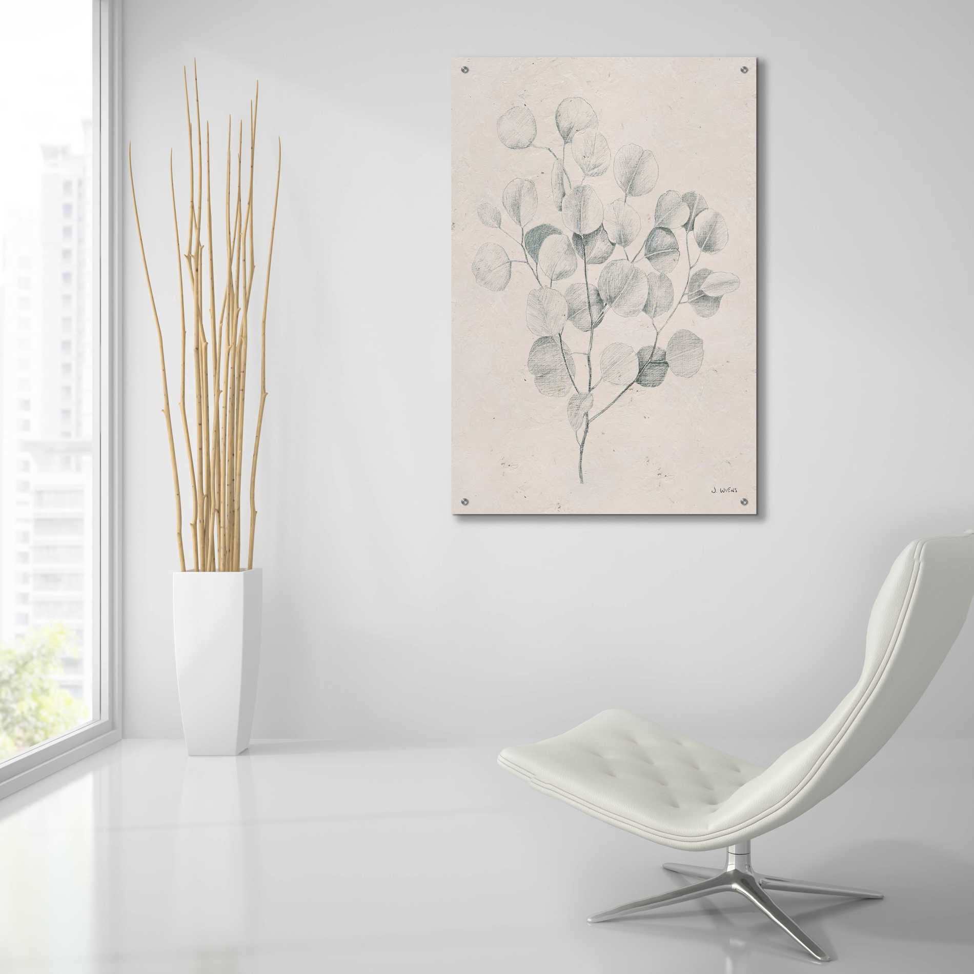 Epic Art 'Soft Summer Sketches II' by James Wiens, Acrylic Glass Wall Art,24x36