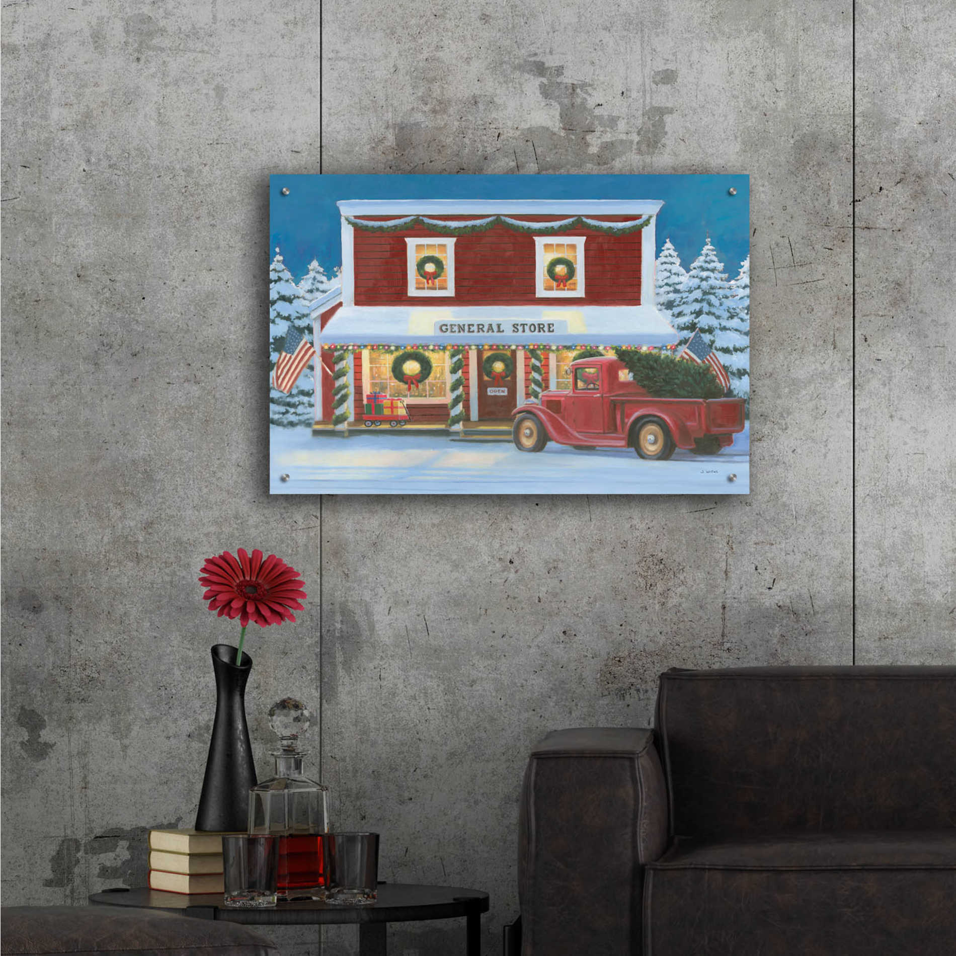 Epic Art 'Holiday Moments I' by James Wiens, Acrylic Glass Wall Art,36x24
