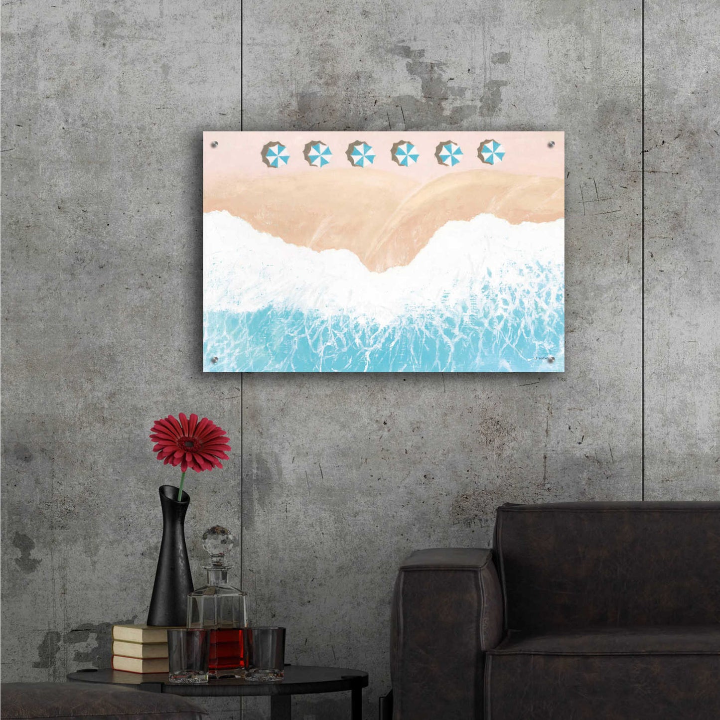 Epic Art 'Sky Seaview II' by James Wiens, Acrylic Glass Wall Art,36x24