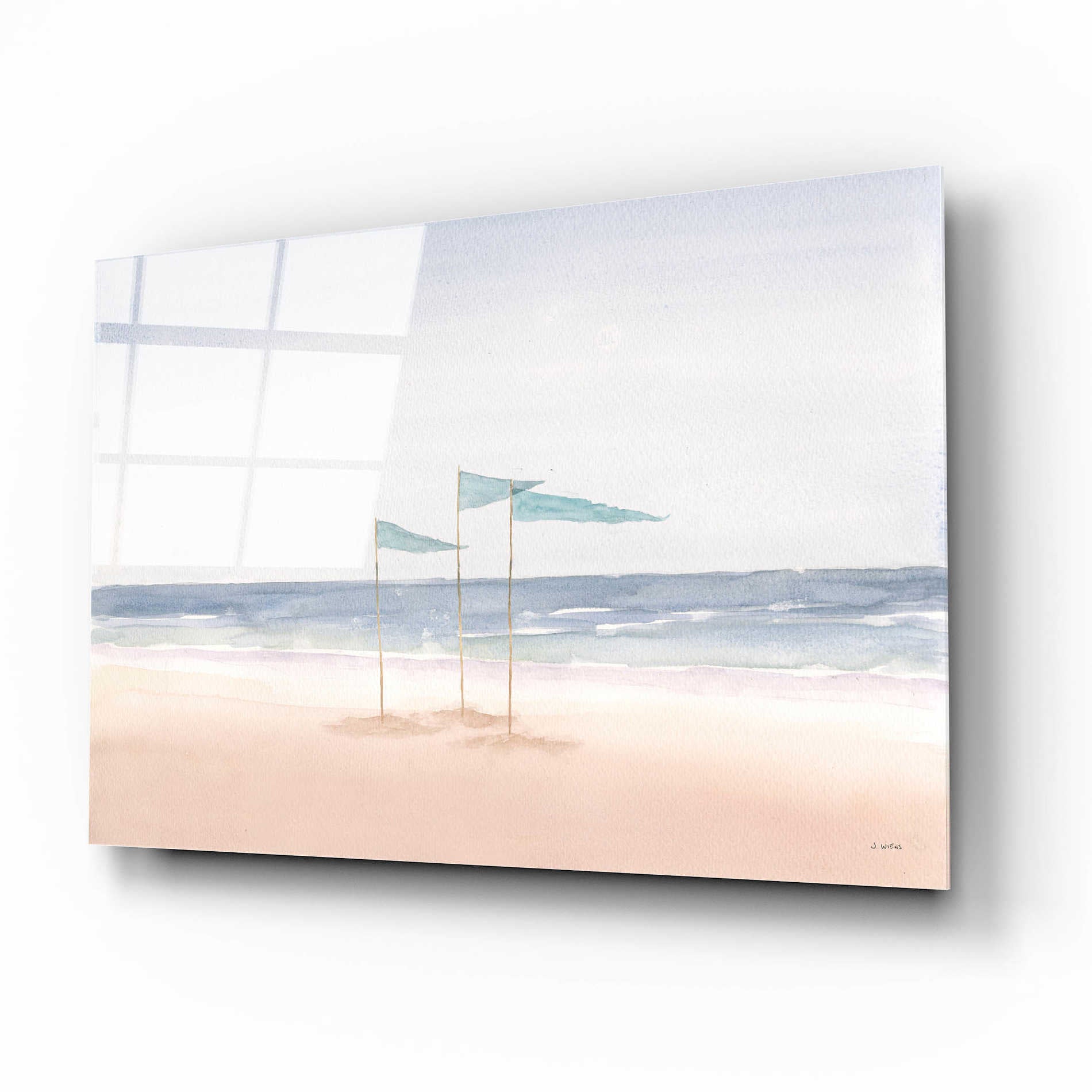 Epic Art 'Salento Coast I' by James Wiens, Acrylic Glass Wall Art,16x12