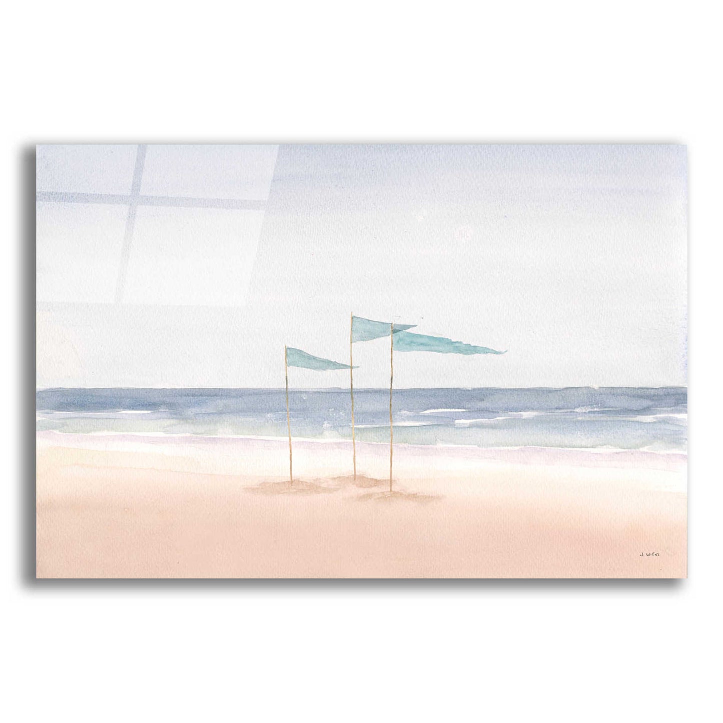 Epic Art 'Salento Coast I' by James Wiens, Acrylic Glass Wall Art,16x12