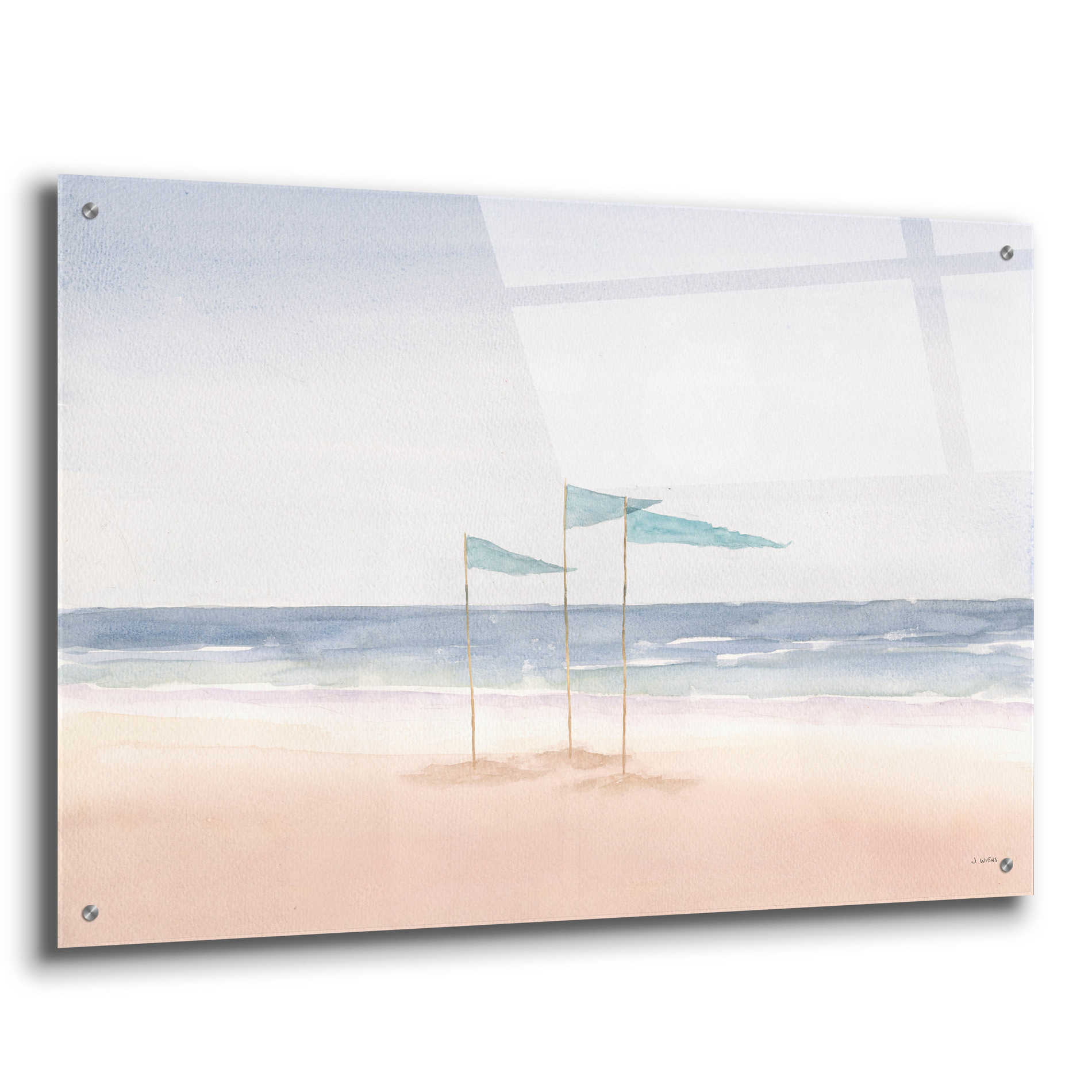 Epic Art 'Salento Coast I' by James Wiens, Acrylic Glass Wall Art,36x24