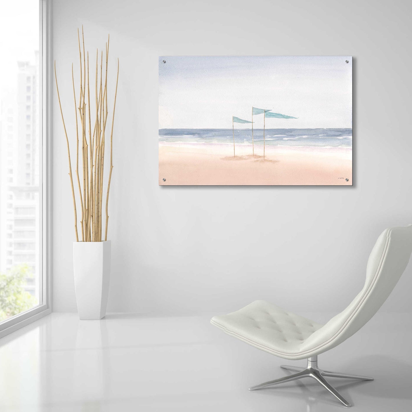 Epic Art 'Salento Coast I' by James Wiens, Acrylic Glass Wall Art,36x24