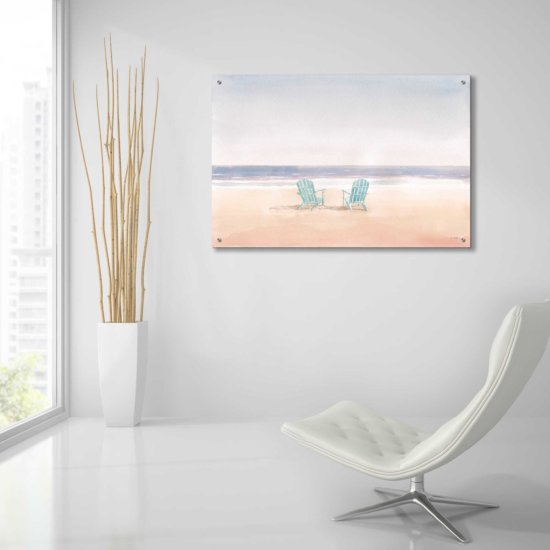 Epic Art 'Salento Coast II' by James Wiens, Acrylic Glass Wall Art,36x24