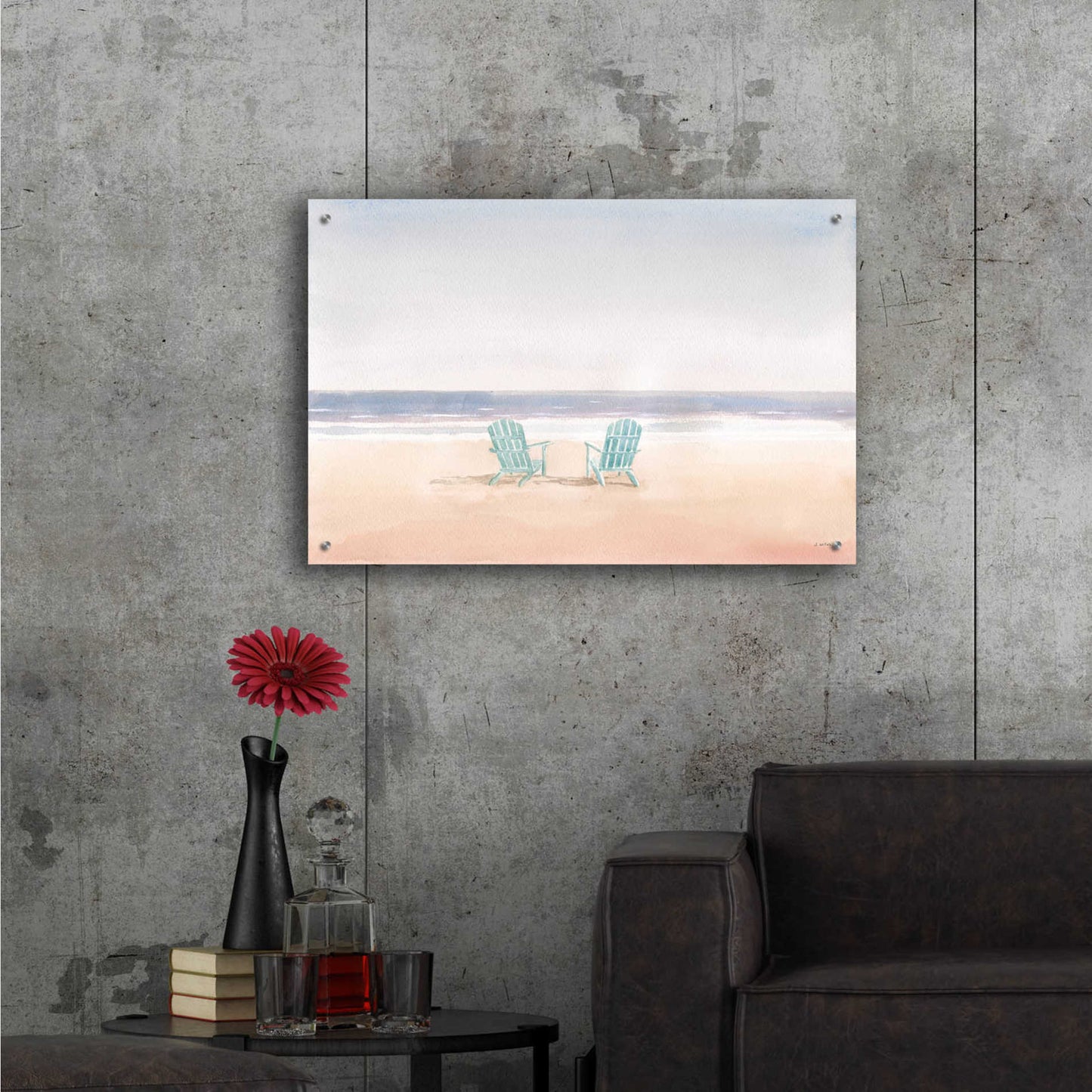 Epic Art 'Salento Coast II' by James Wiens, Acrylic Glass Wall Art,36x24