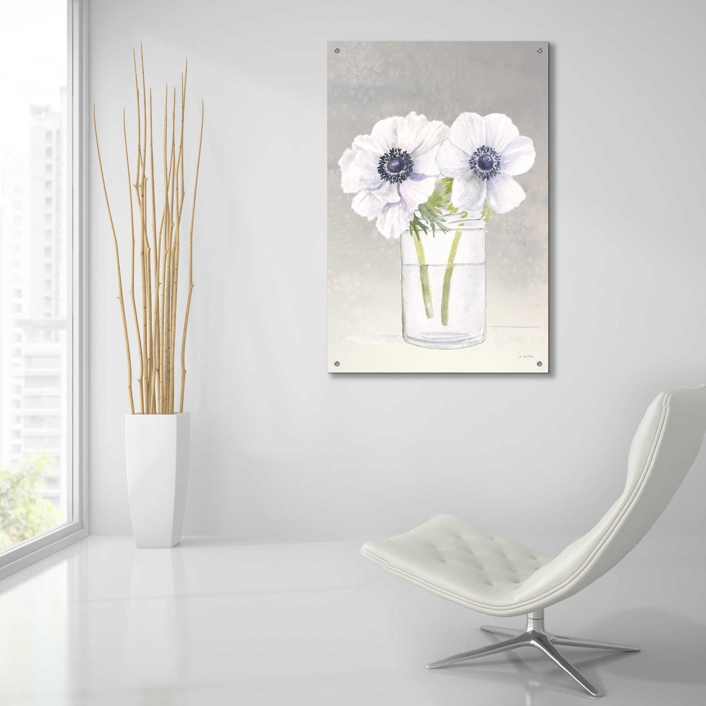 Epic Art 'Tranquil Blossoms I' by James Wiens, Acrylic Glass Wall Art,24x36