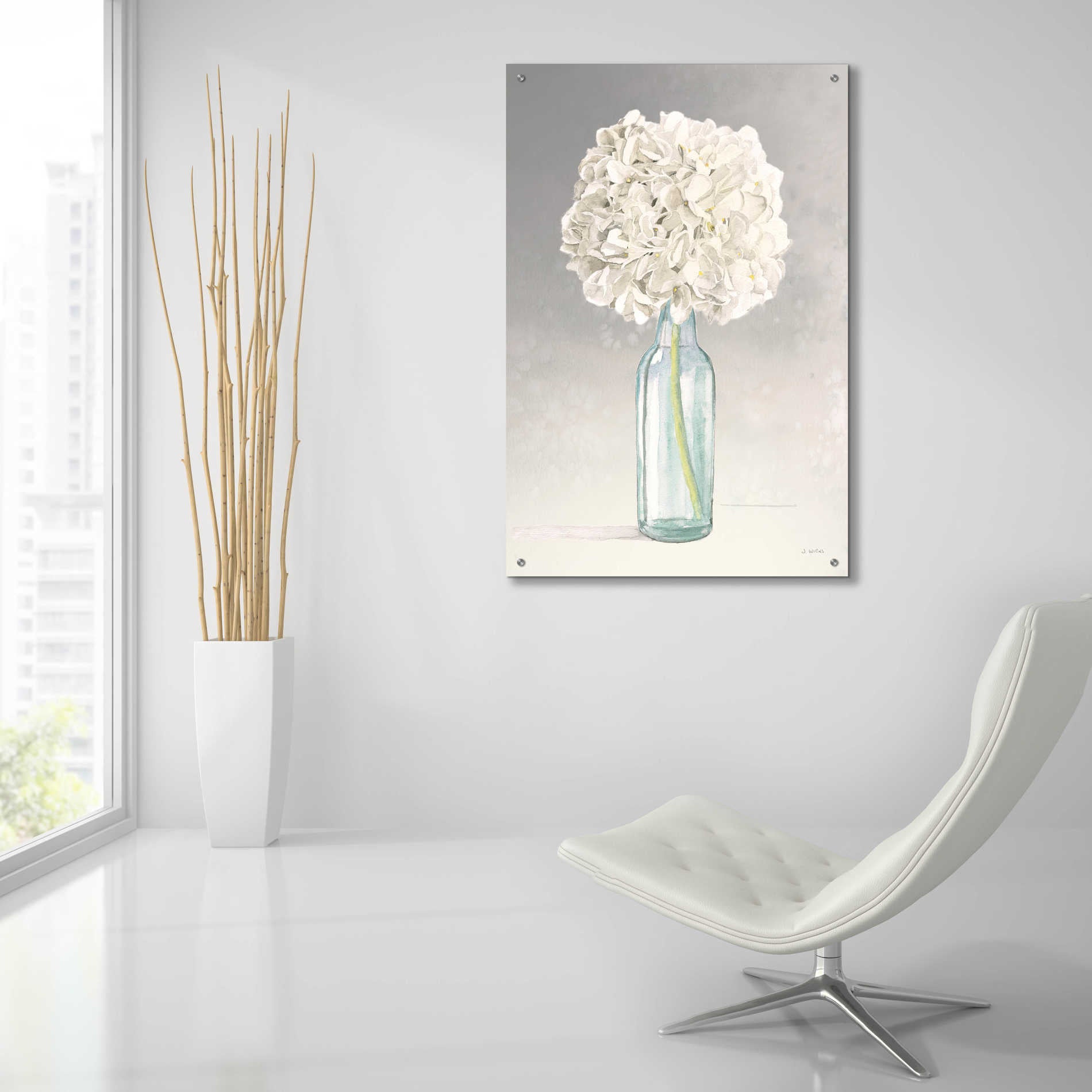 Epic Art 'Tranquil Blossoms II' by James Wiens, Acrylic Glass Wall Art,24x36