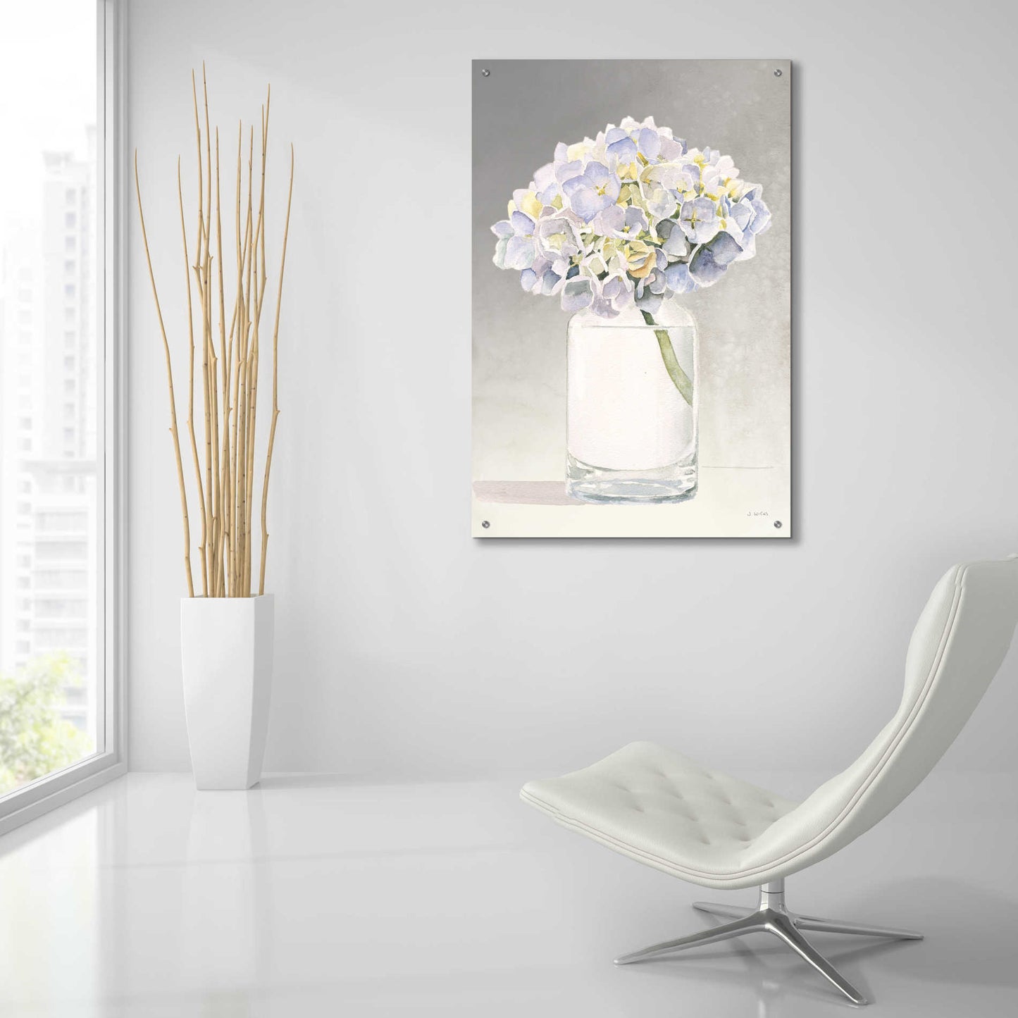 Epic Art 'Tranquil Blossoms III' by James Wiens, Acrylic Glass Wall Art,24x36