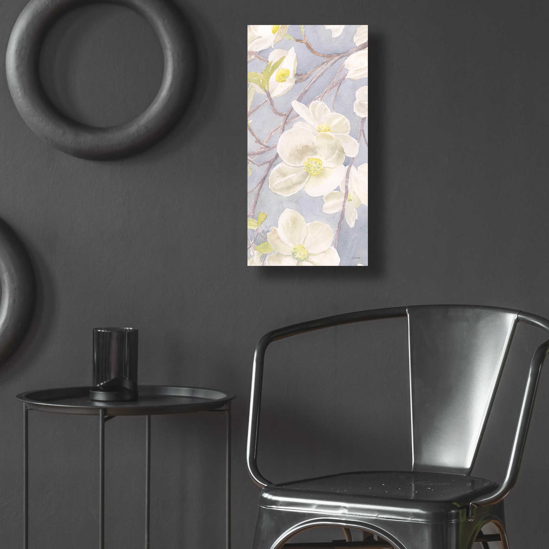 Epic Art 'Breezy Blossoms II' by James Wiens, Acrylic Glass Wall Art,12x24