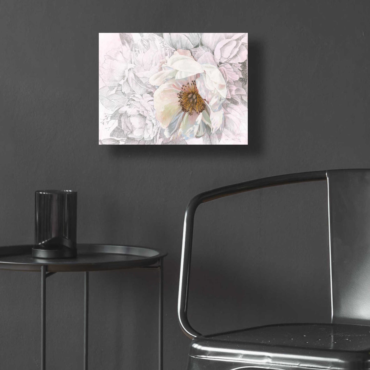 Epic Art 'Blooming Sketch' by James Wiens, Acrylic Glass Wall Art,16x12