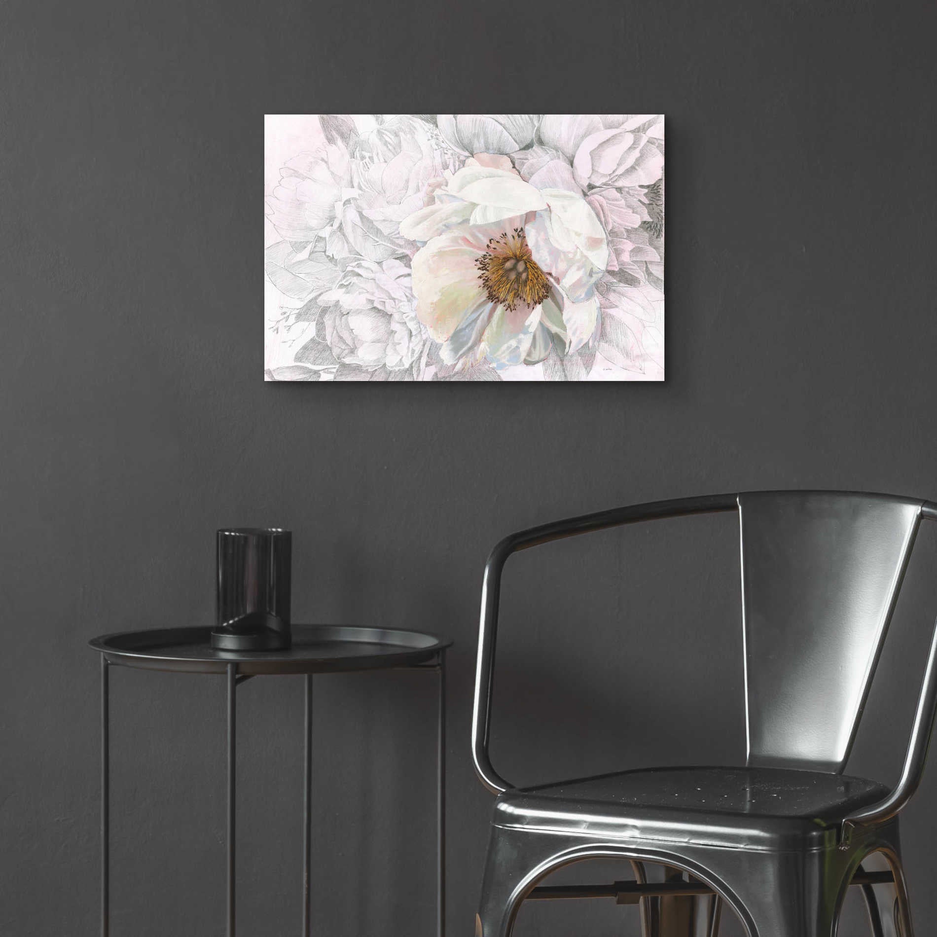 Epic Art 'Blooming Sketch' by James Wiens, Acrylic Glass Wall Art,24x16