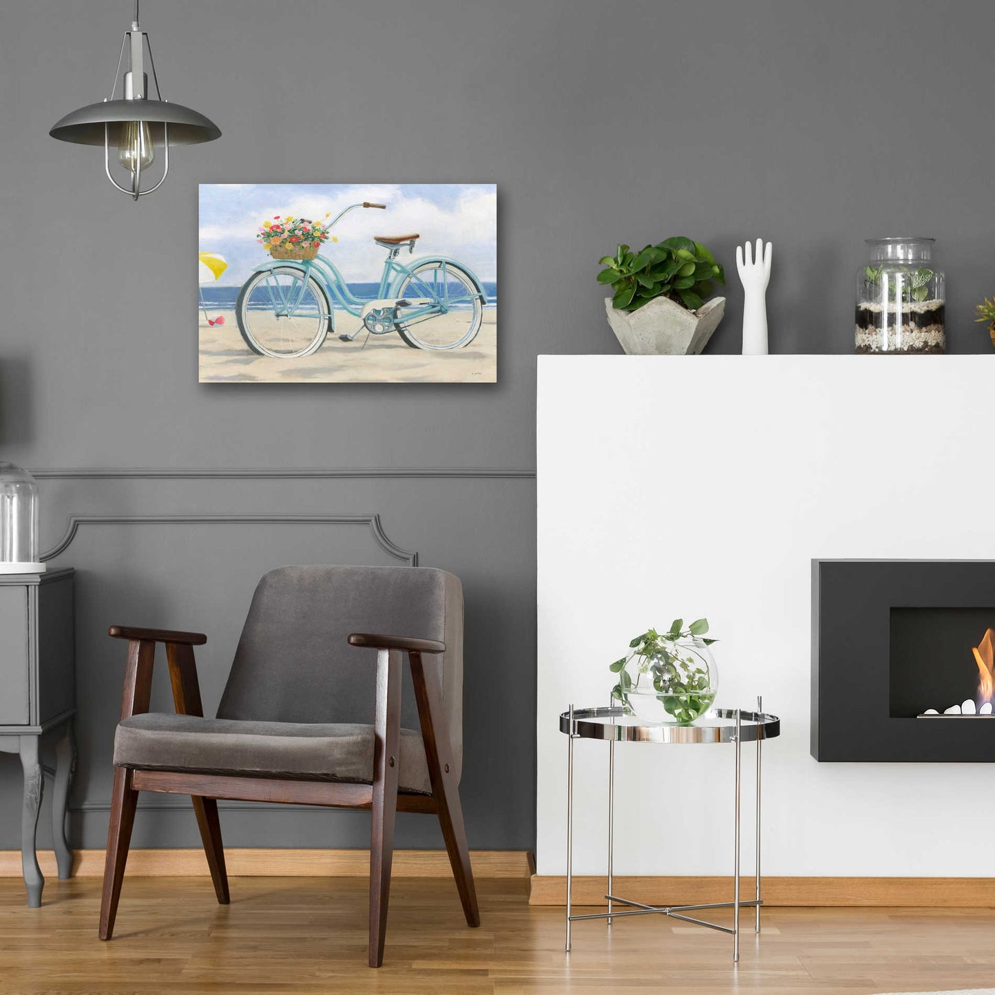 Epic Art 'Beach Time III' by James Wiens, Acrylic Glass Wall Art,24x16