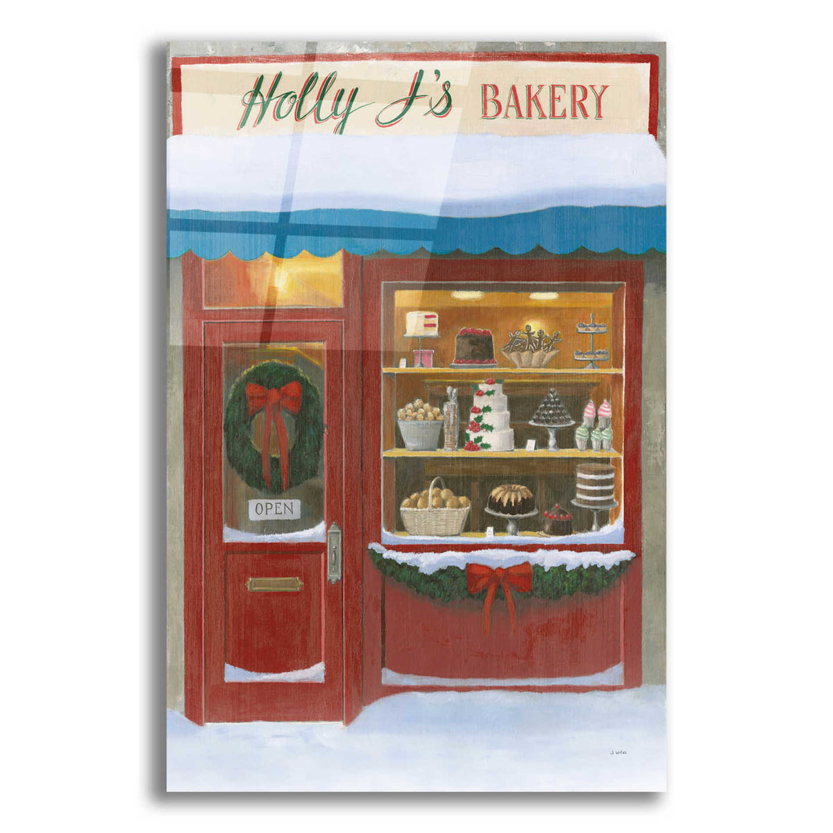 Epic Art 'Holiday Moments V' by James Wiens, Acrylic Glass Wall Art,12x16x1.1x0,20x24x1.1x0,26x30x1.74x0,40x54x1.74x0
