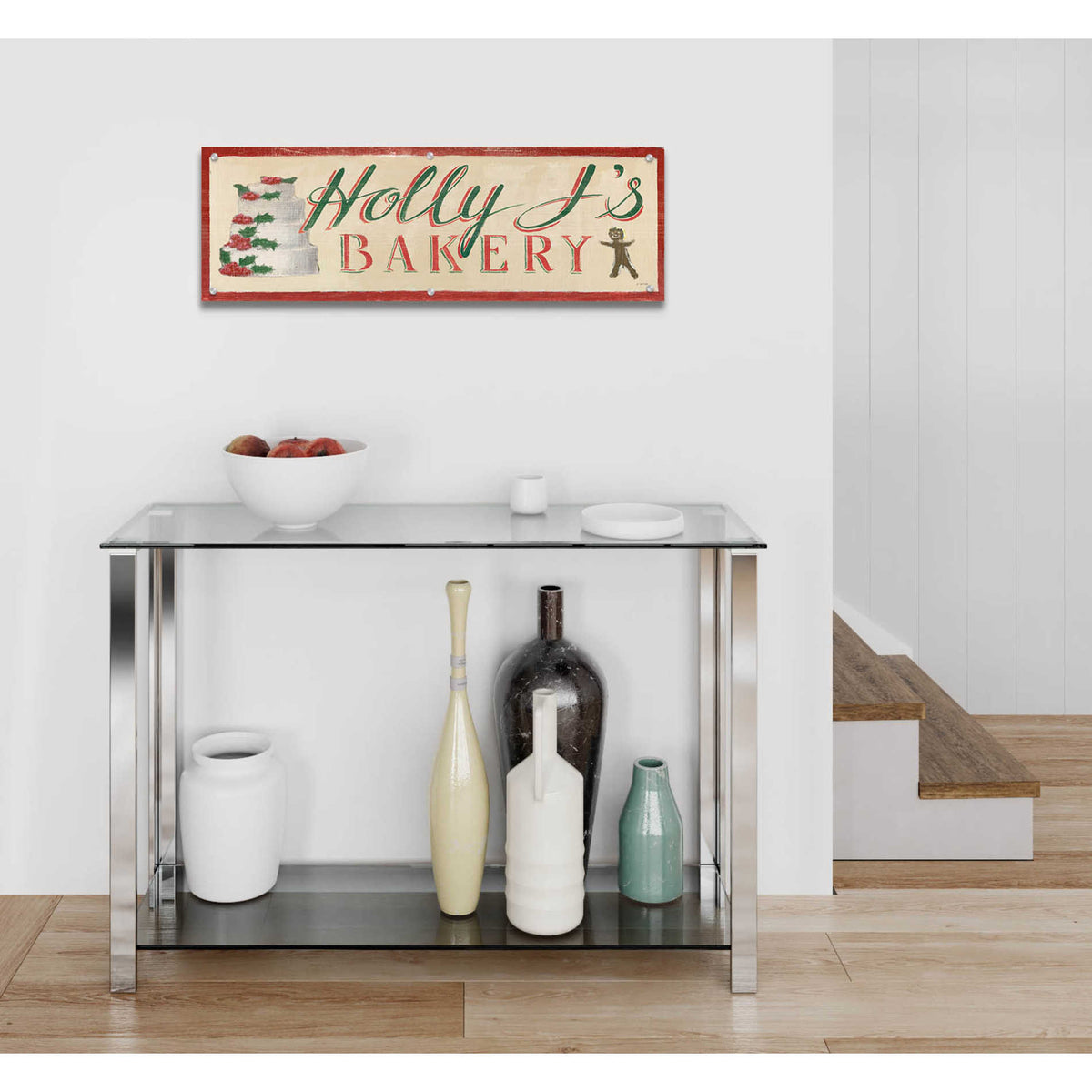 Epic Art 'Holiday Moments IX' by James Wiens, Acrylic Glass Wall Art,36x12