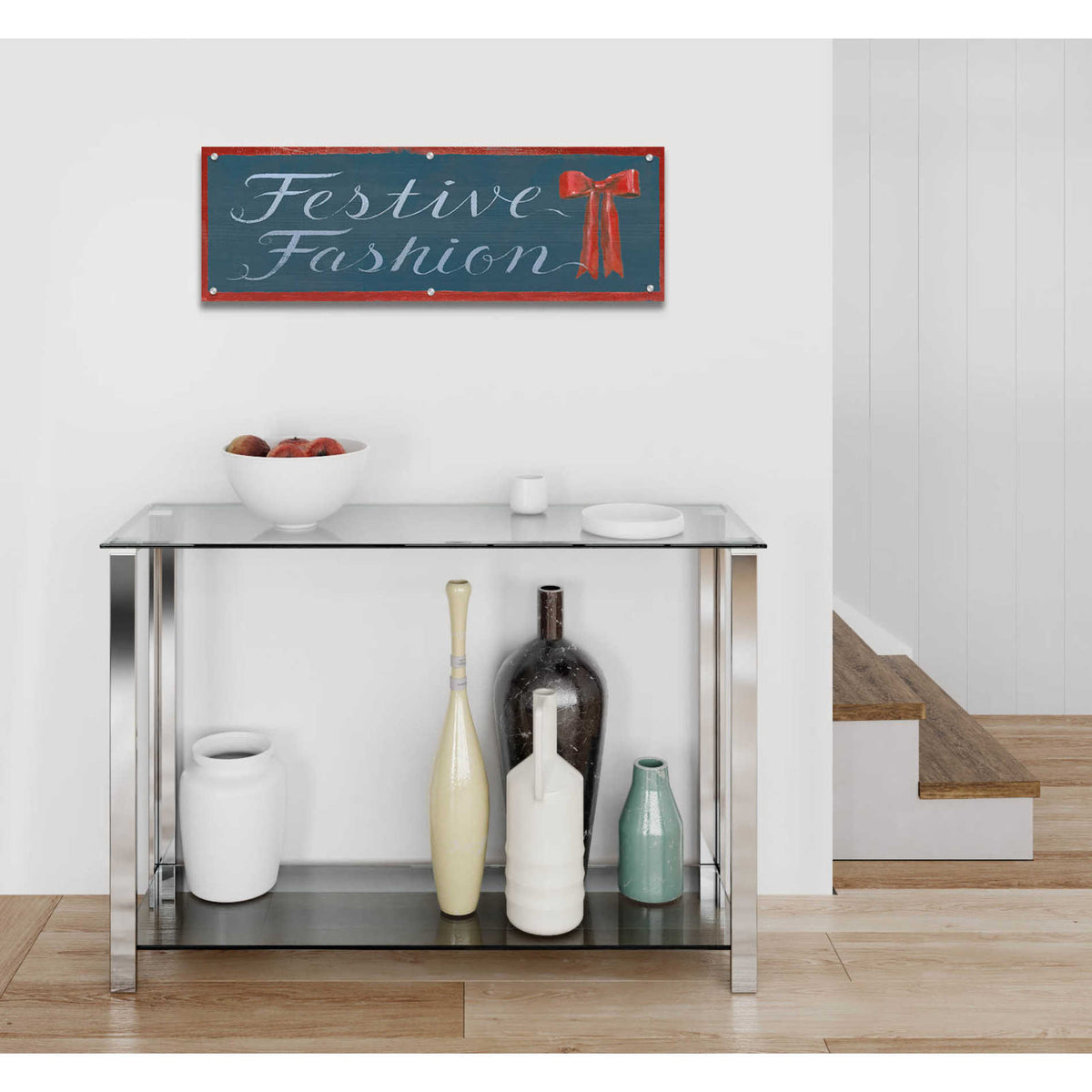 Epic Art 'Holiday Moments X' by James Wiens, Acrylic Glass Wall Art,36x12