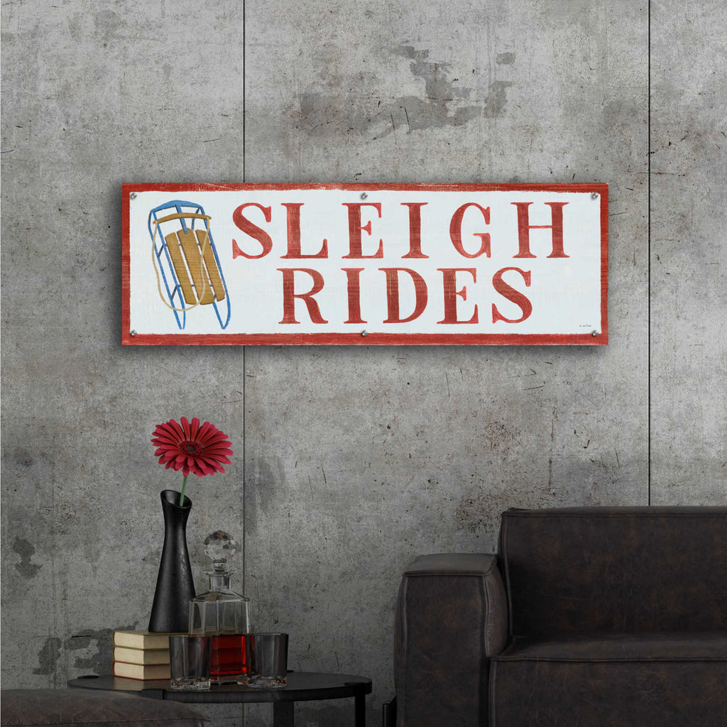 Epic Art 'Holiday Moments XII' by James Wiens, Acrylic Glass Wall Art,48x16