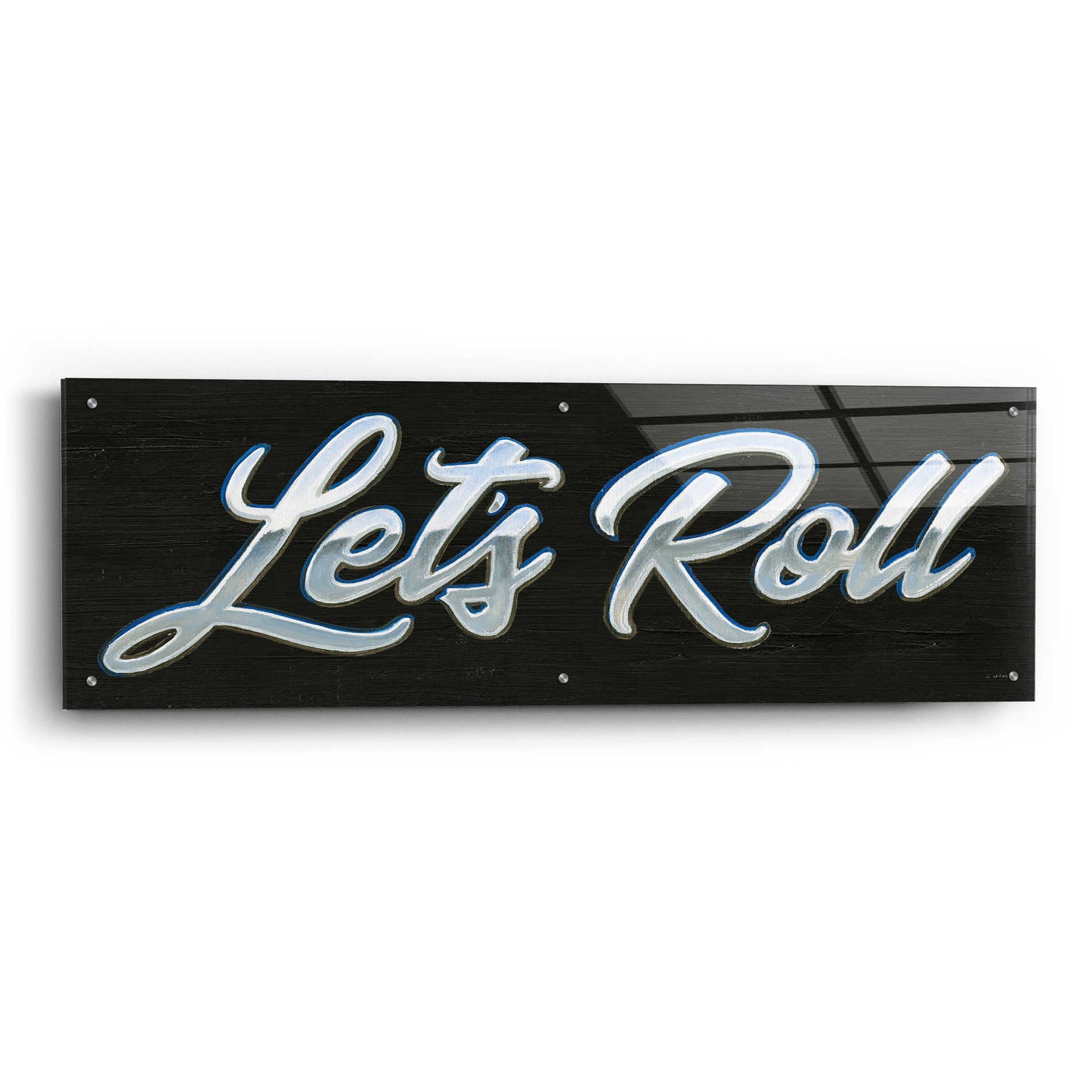Epic Art 'Lets Roll III' by James Wiens, Acrylic Glass Wall Art,48x16