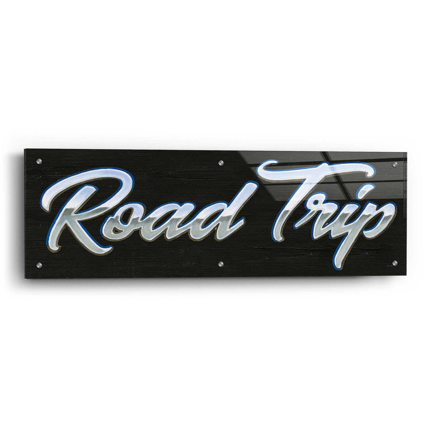 Epic Art 'Lets Roll IV' by James Wiens, Acrylic Glass Wall Art,36x12