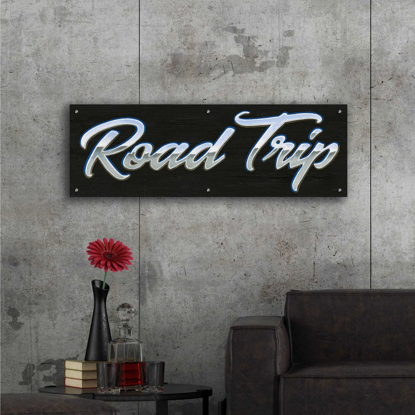 Epic Art 'Lets Roll IV' by James Wiens, Acrylic Glass Wall Art,48x16