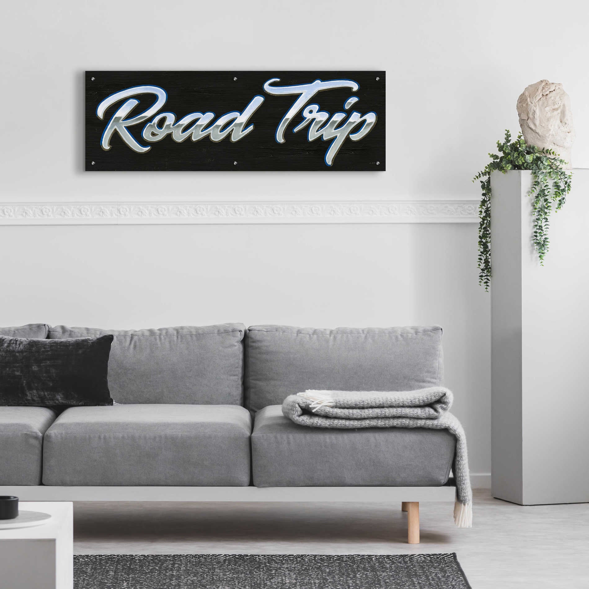 Epic Art 'Lets Roll IV' by James Wiens, Acrylic Glass Wall Art,48x16