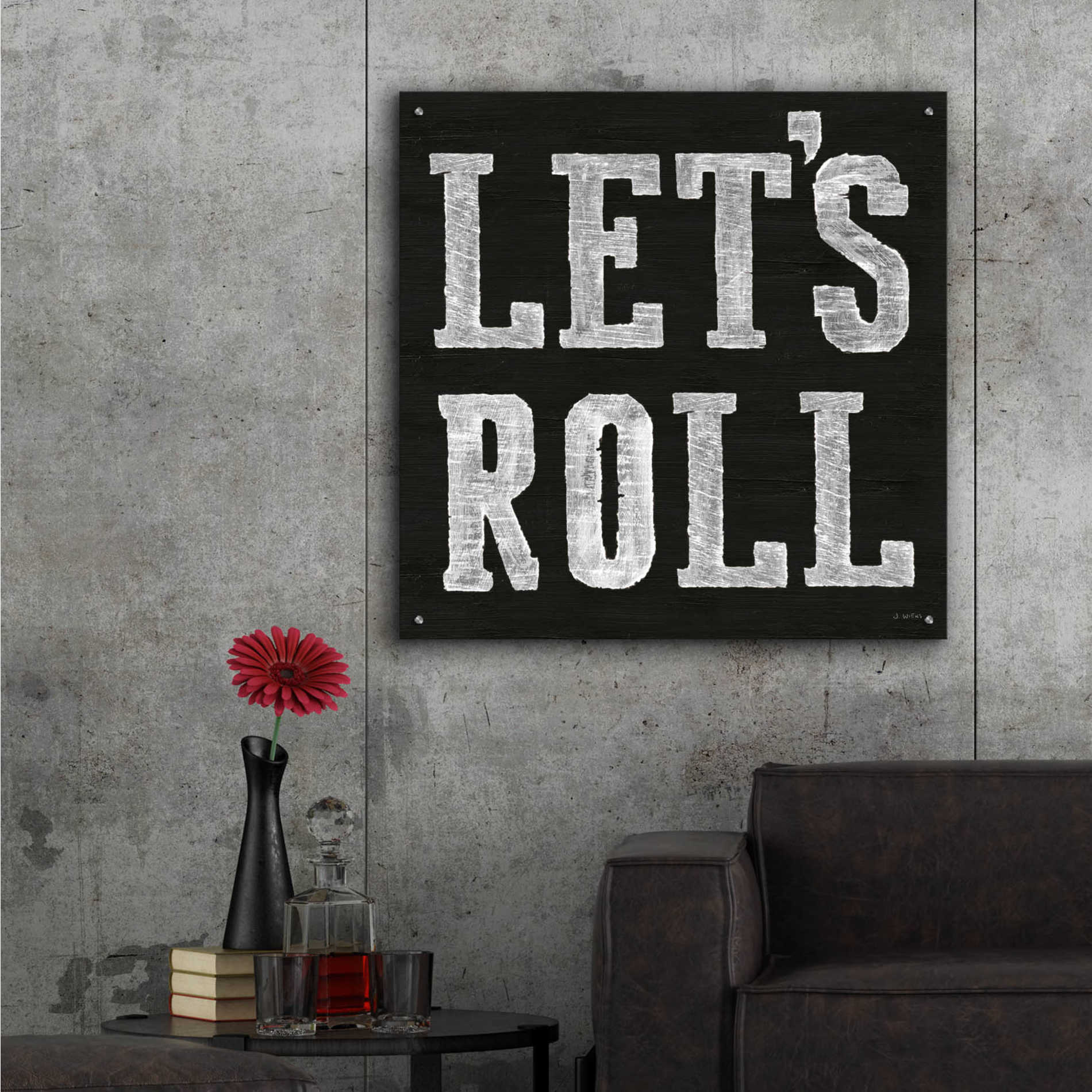 Epic Art 'Lets Roll V' by James Wiens, Acrylic Glass Wall Art,36x36