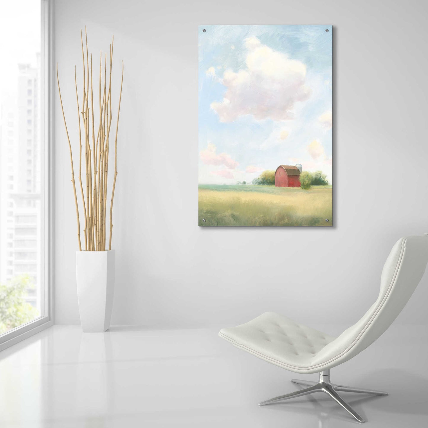Epic Art 'Pleasant Pastures' by James Wiens, Acrylic Glass Wall Art,24x36