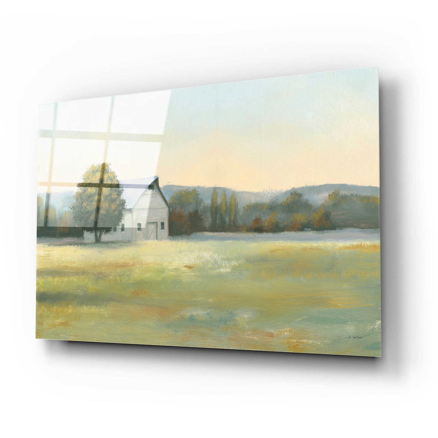 Epic Art 'Morning Meadows II' by James Wiens, Acrylic Glass Wall Art,24x16