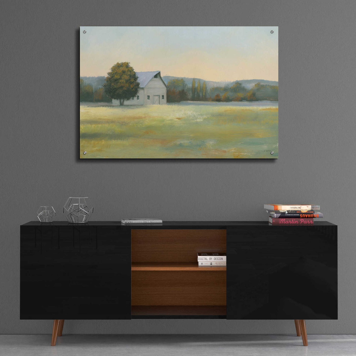 Epic Art 'Morning Meadows II' by James Wiens, Acrylic Glass Wall Art,36x24